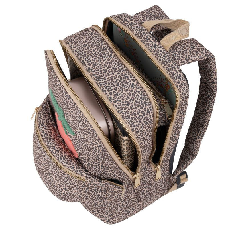 Thumbnail: JEUNE PREMIER - Backpack Jackie - Leopard Cherry