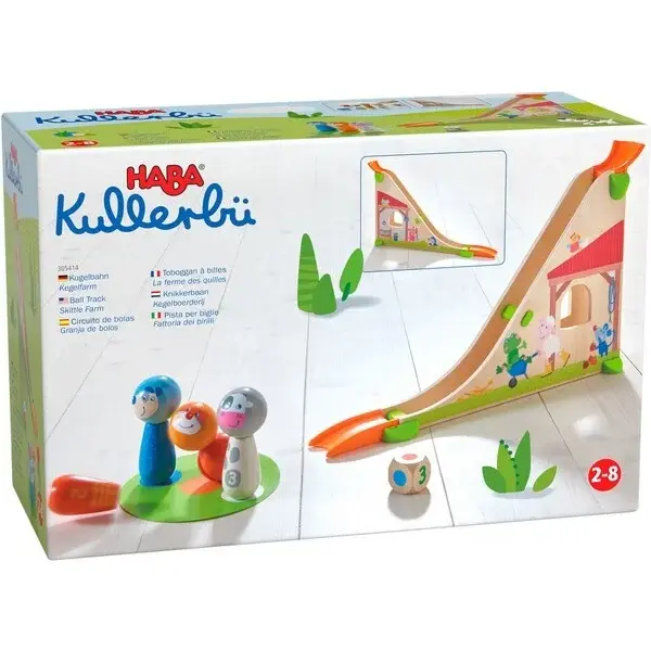 HABA- knikkerbaan kegelboerderij