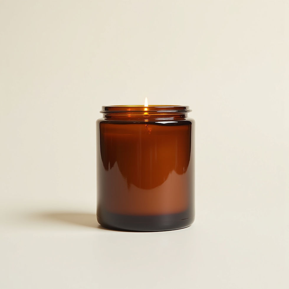 Amber Hearth Jar
