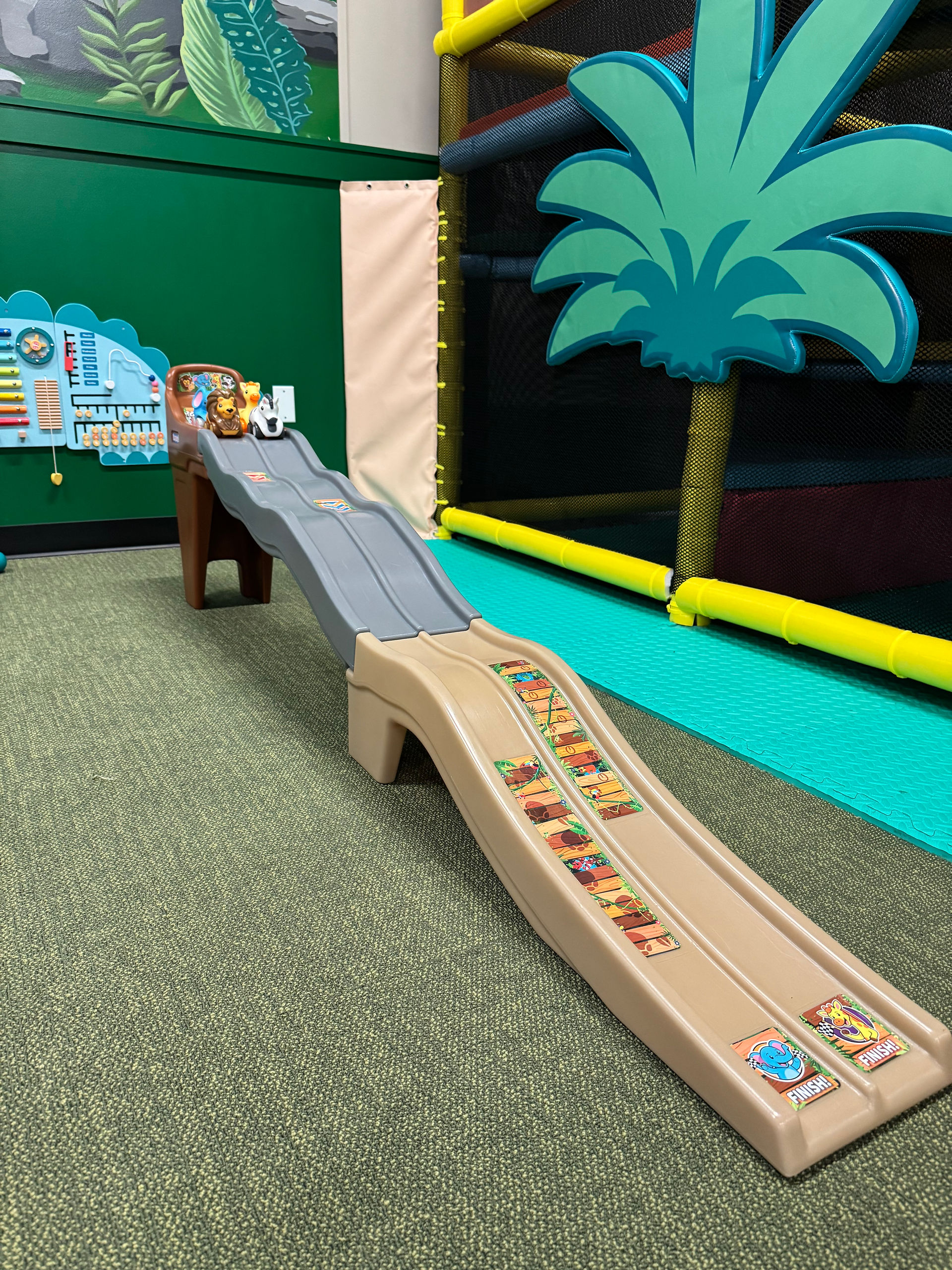 race car track for little kids at little explorers