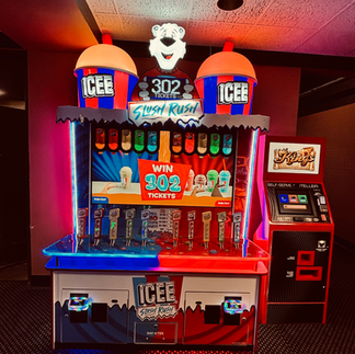 icee slush rush game at king's entertainment