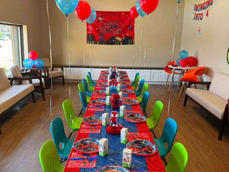 private party room at little explorers