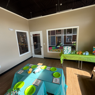 private birthday party room at little explorers
