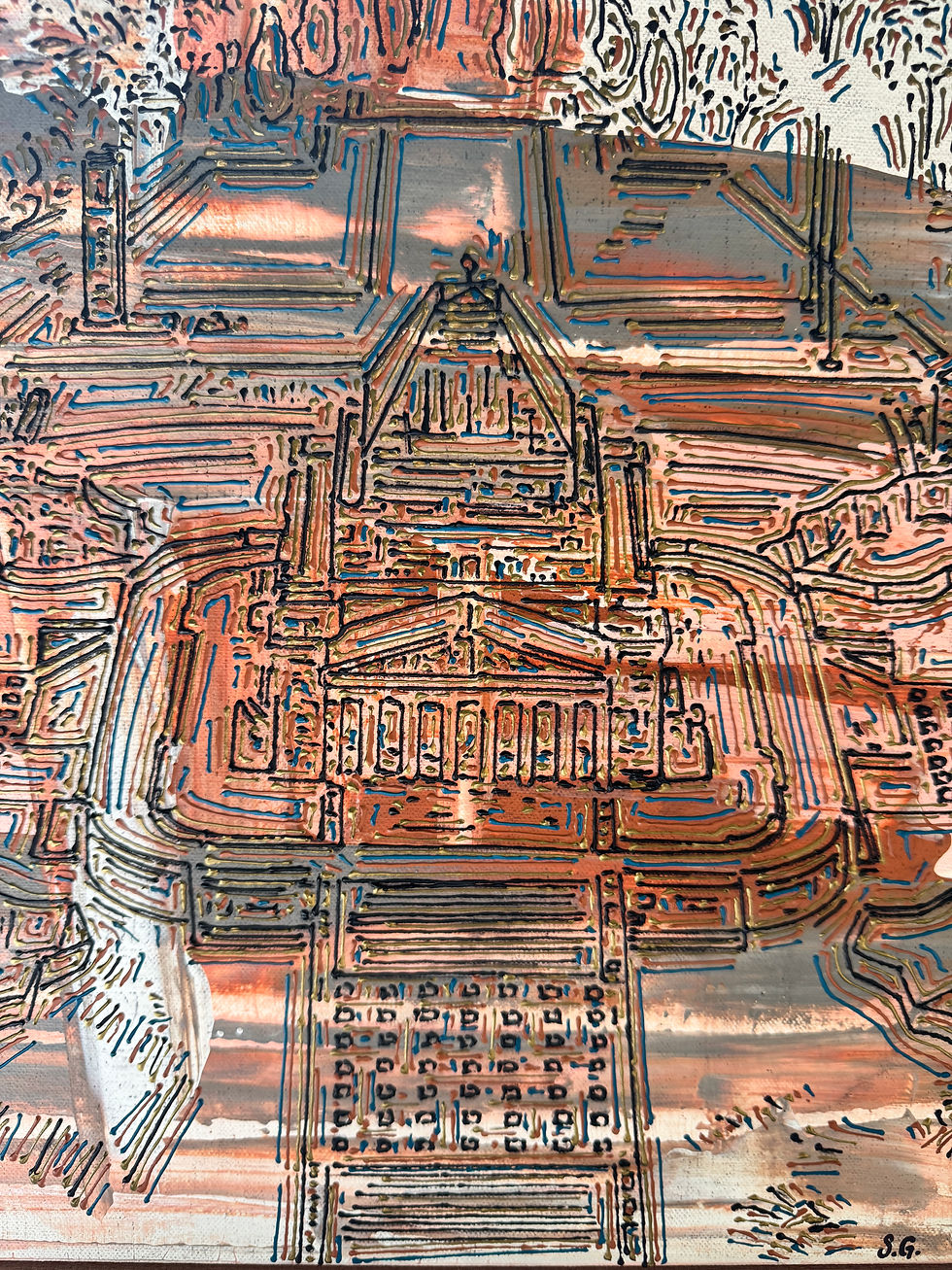 Thumbnail: Veil of Remembrance 40x60 cm
