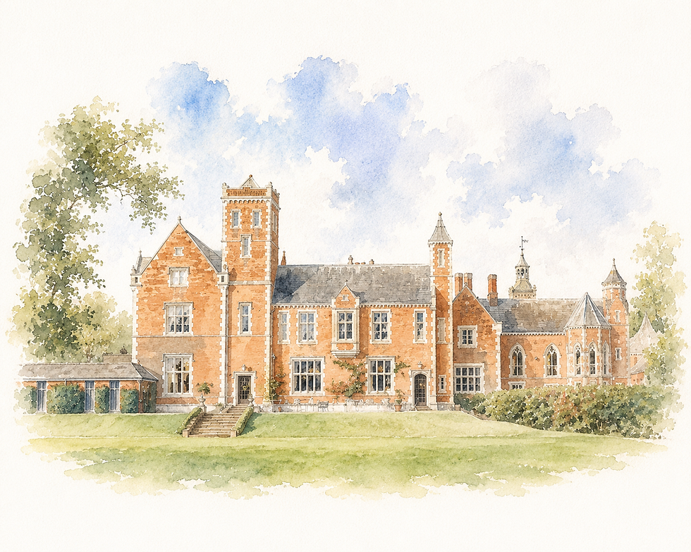 Thumbnail: Custom  Watercolour Venue Illustration for any Wedding Stationery