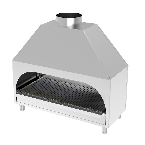 גריל פחם עם ארובה BCF-130 - תמונה ממוזערת 2