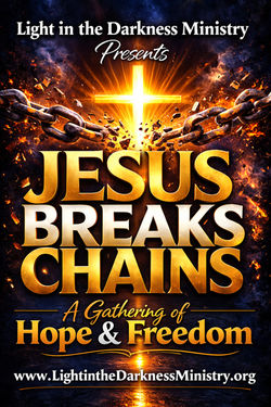 A Frame Jesus Breaks Chains Sign