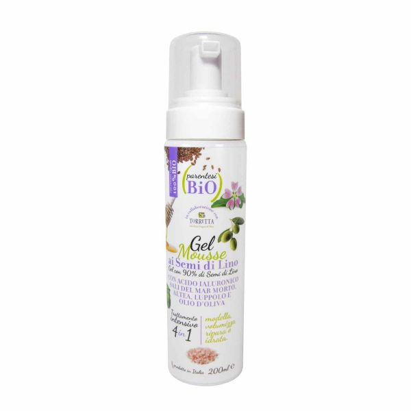 GEL MOUSSE AI SEMI DI LINO DA VIAGGIO 100ML