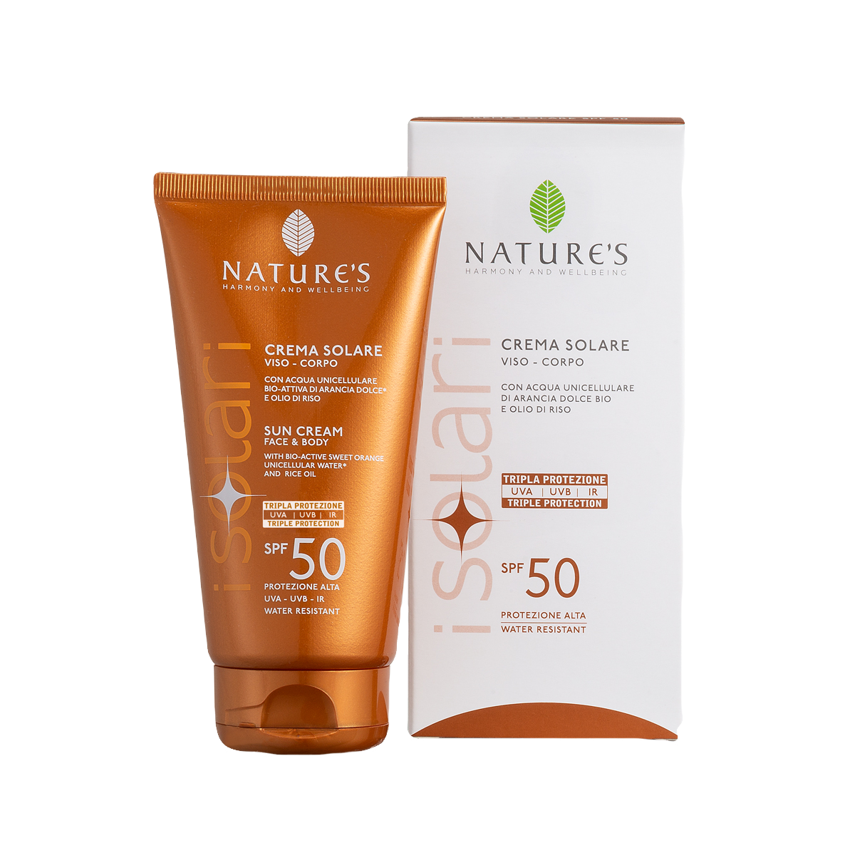 Crema Solare SPF50 Viso Corpo Travel Size 75ml