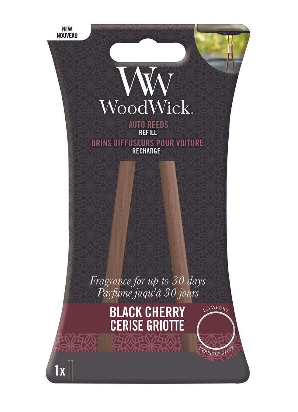 Refill Auto Reeds BLACK CHERRY- WoodWick