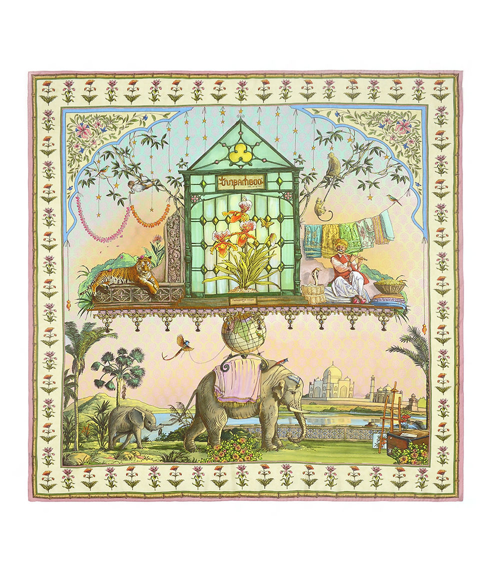 Foulard INNBAMBOO in SETA INDIA