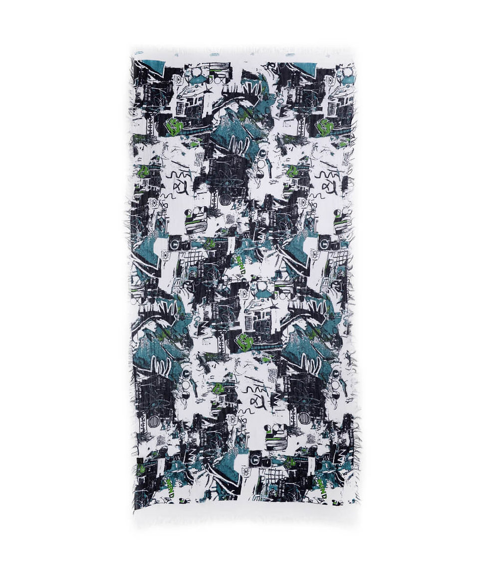 Miniatura: Foulard INNBAMBOO Basquiat