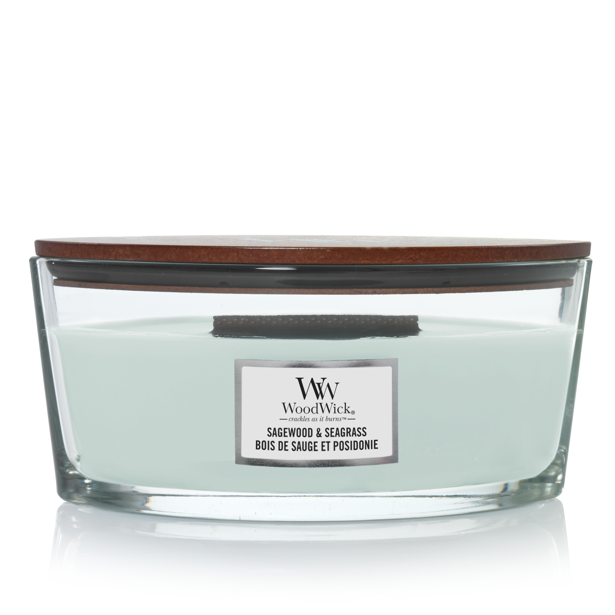 Candela Woodwick Ellipse Sagewood & Seagrass