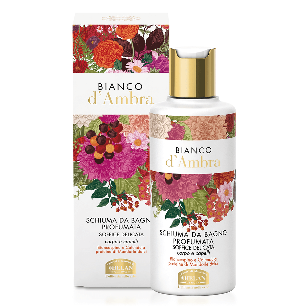 COLLANA D'AMBRA Bianco d'Ambra Schiuma da Bagno Profumata