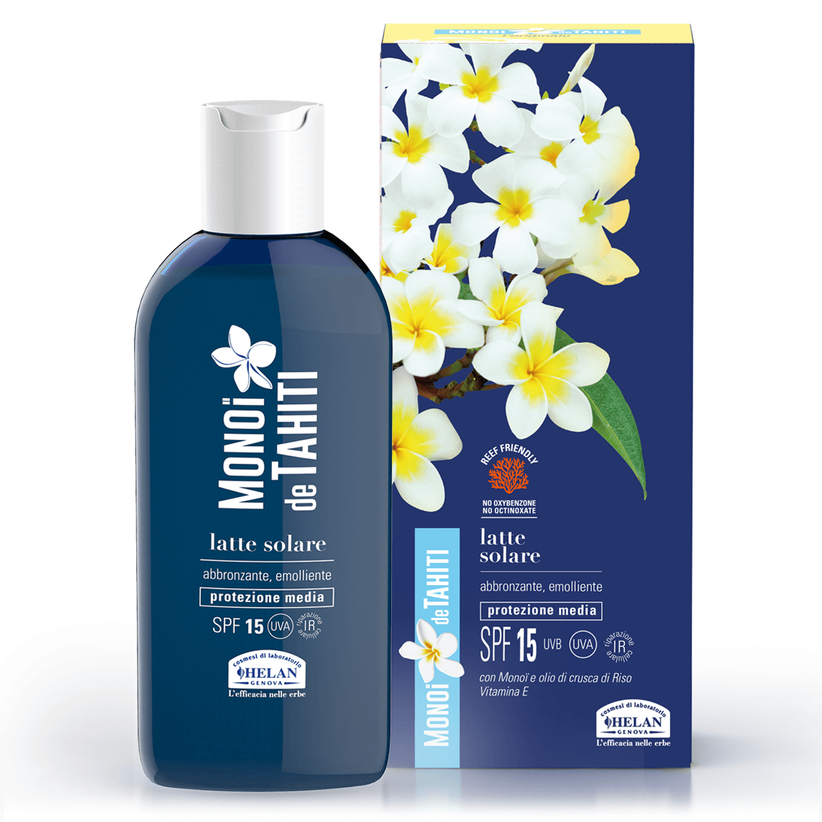 MONOÏ de TAHITI Latte Solare Abbronzante Emolliente SPF15