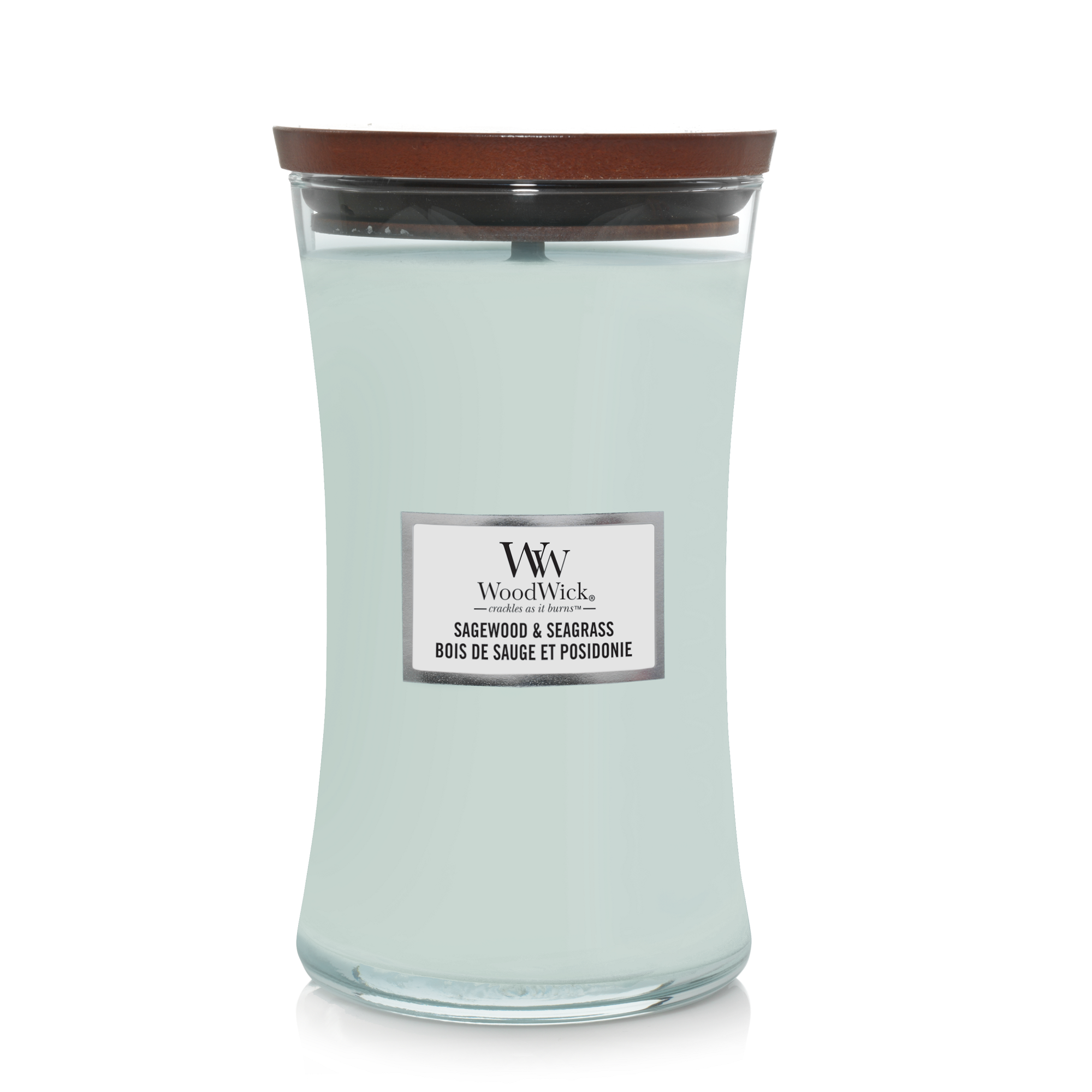 Candela Woodwick Large Sagewood & Seagrass
