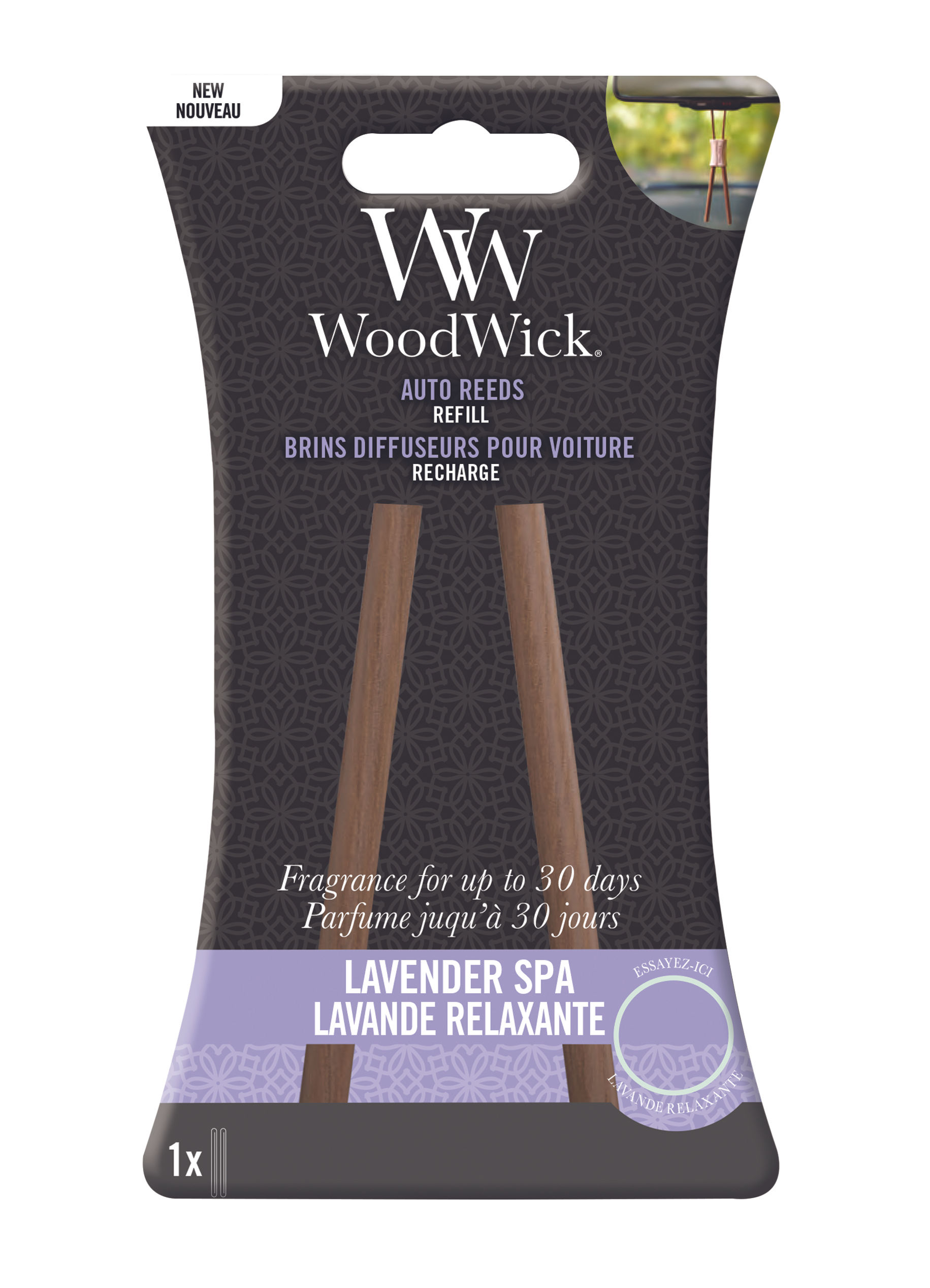 REFILL Auto Reeds LAVANDER SPA- WoodWick