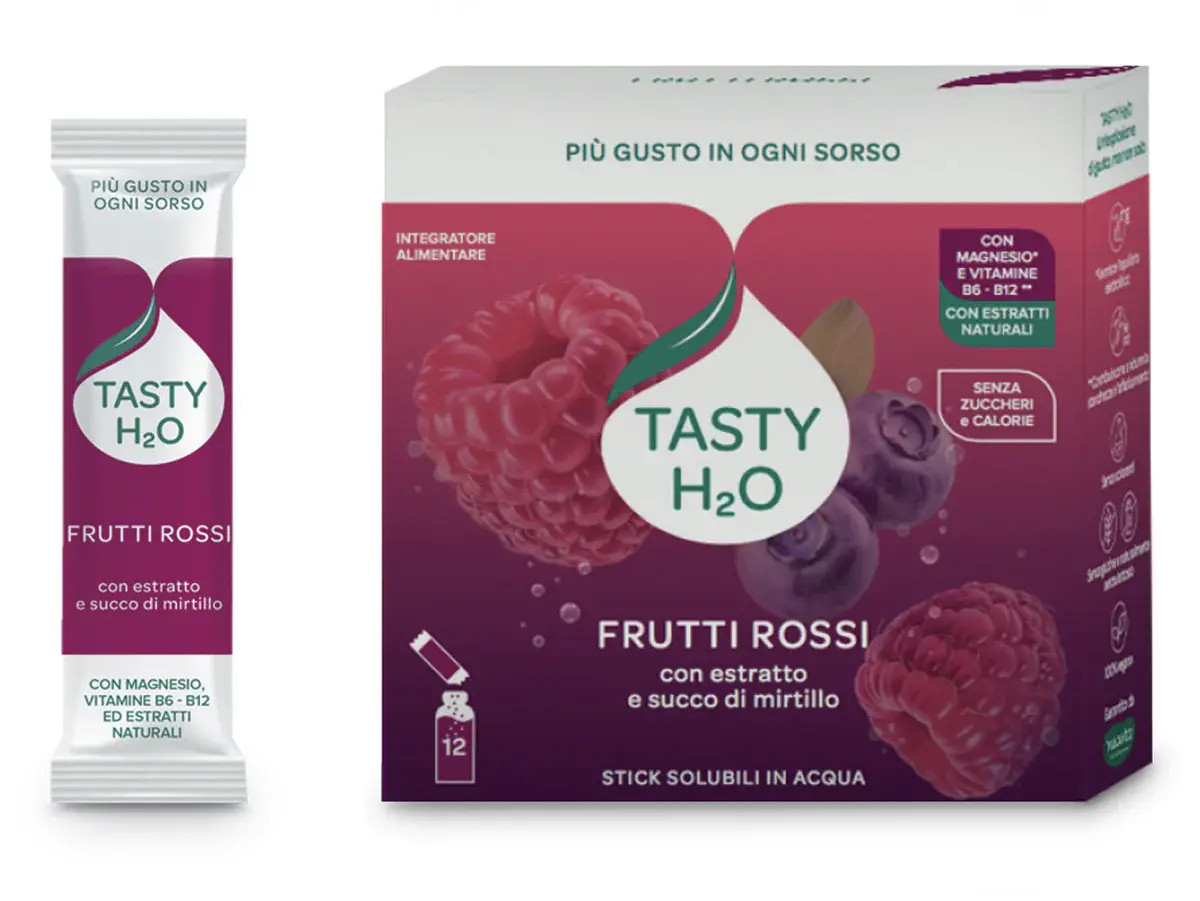 FRUTTI ROSSI - TASTY H20 - NEAVITA integratore alimentare