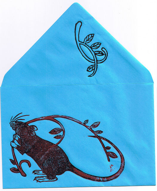 Print Rat Envelope
