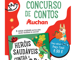 Auchan lança livro solidário “Heróis Saudáveis contra o Desperdício”