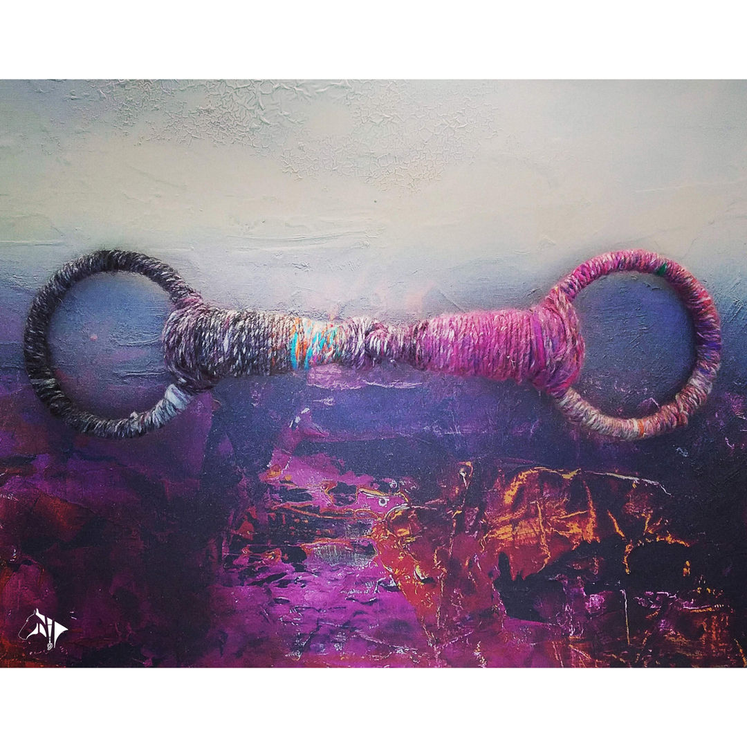 Pink Snaffle Contemporary Aluminium