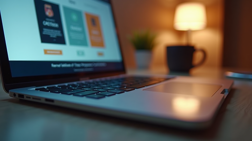 Close-up of a smartphone displaying a responsive custom website design