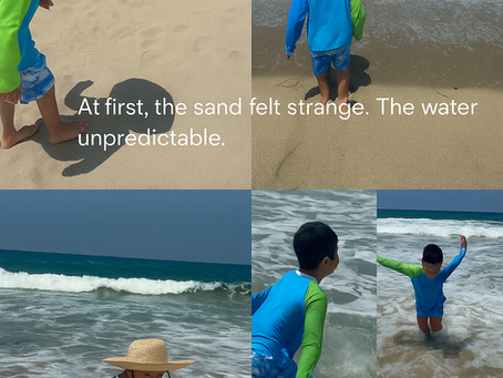 🌊 JoJo’s Beach Day: A Sensory Journey