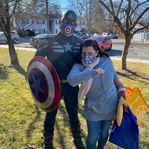 Captain America and Elizabeth Ford