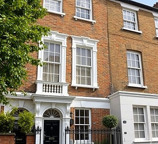 create an image of a residentail facade in london.jpg