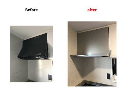 レンジフード交換の施工例