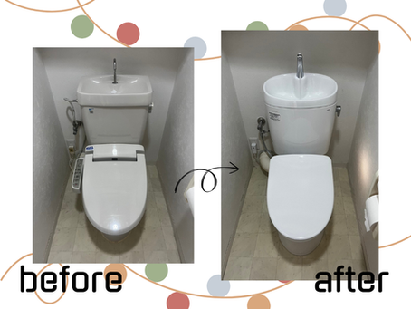 トイレ本体の交換工事