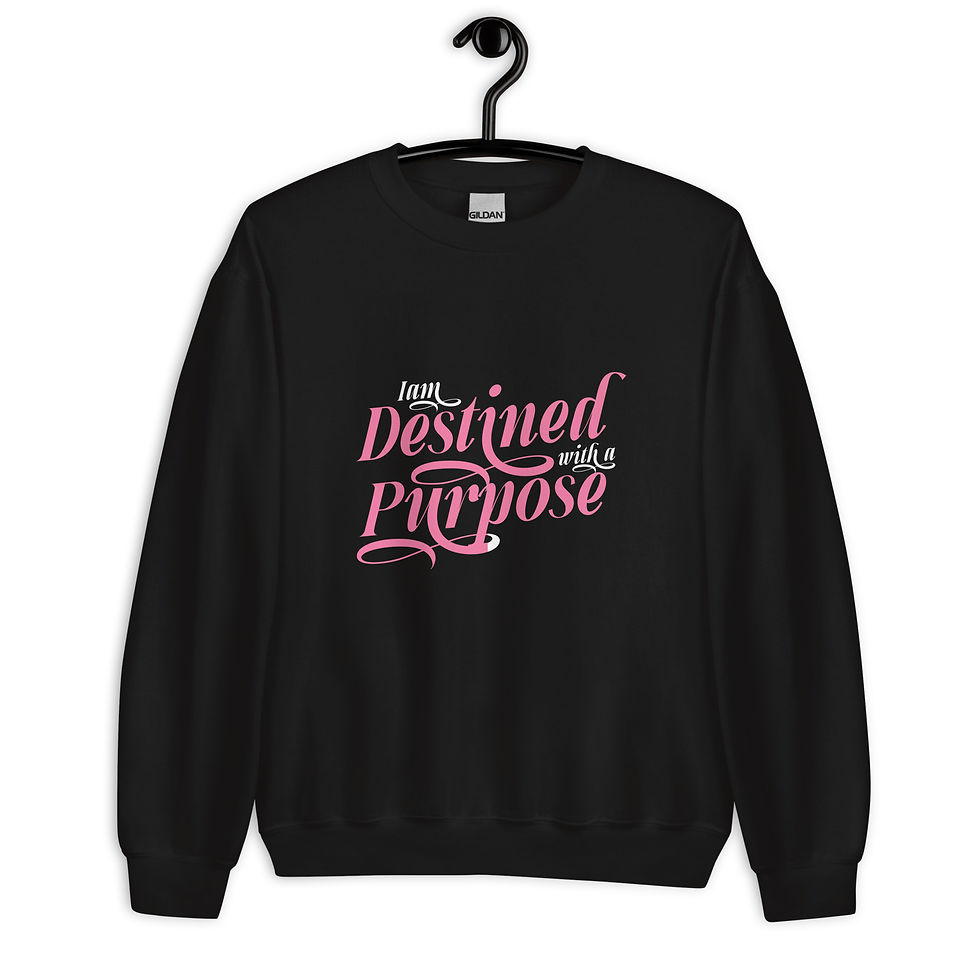 Thumbnail: I Am Destined With A Purpose Unisex Sweatshirt