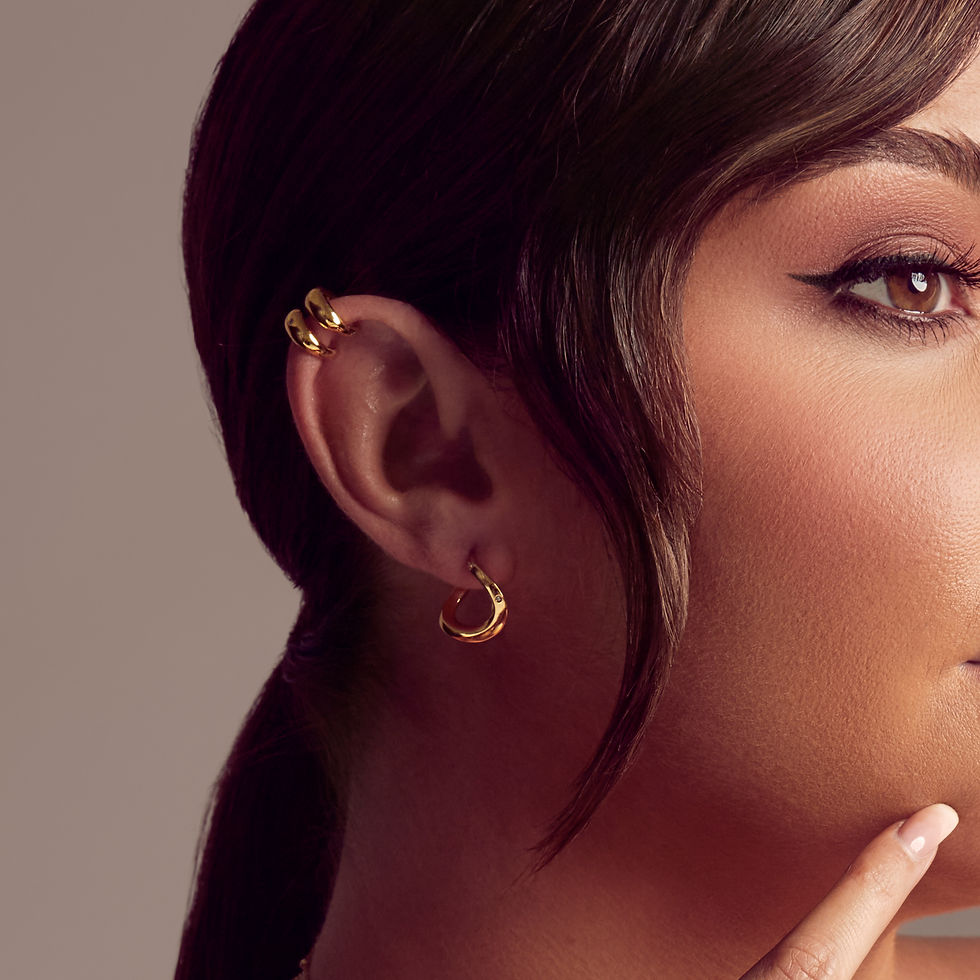 Thumbnail: Hot Diamonds X Jac Jossa Soul Organic Double Ear Cuff