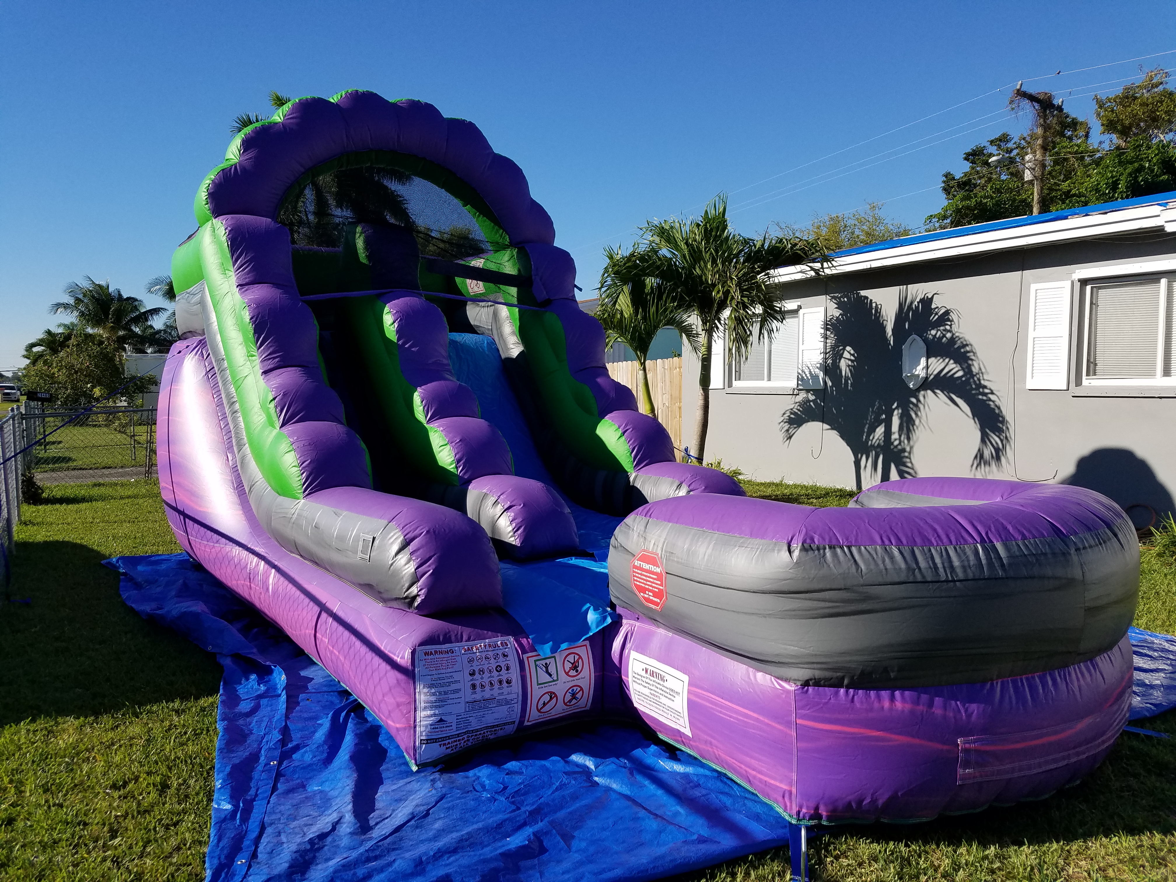 Purple slide 14x20 $145