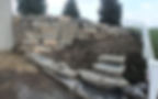 out cropping retaining wall