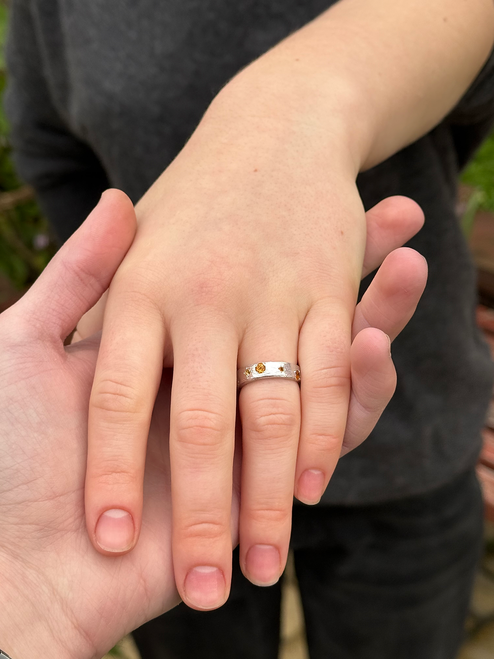 Прев'ю: Обручка "цитрин"