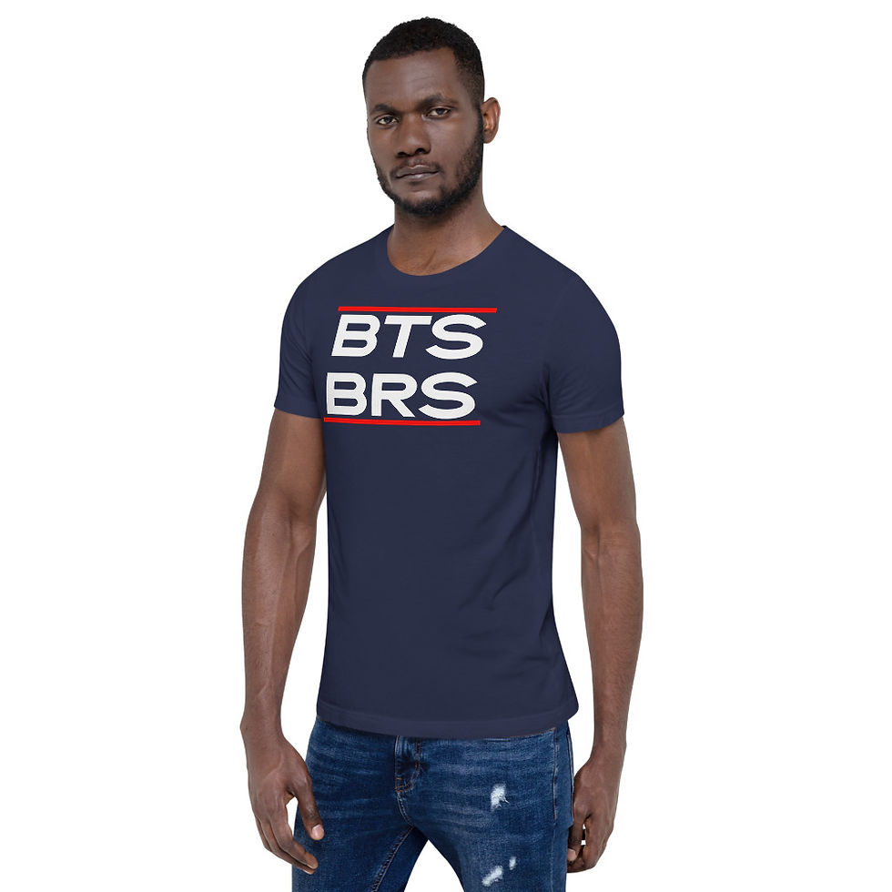 Thumbnail: "Run BNB White" Short-Sleeve Unisex T-Shirt