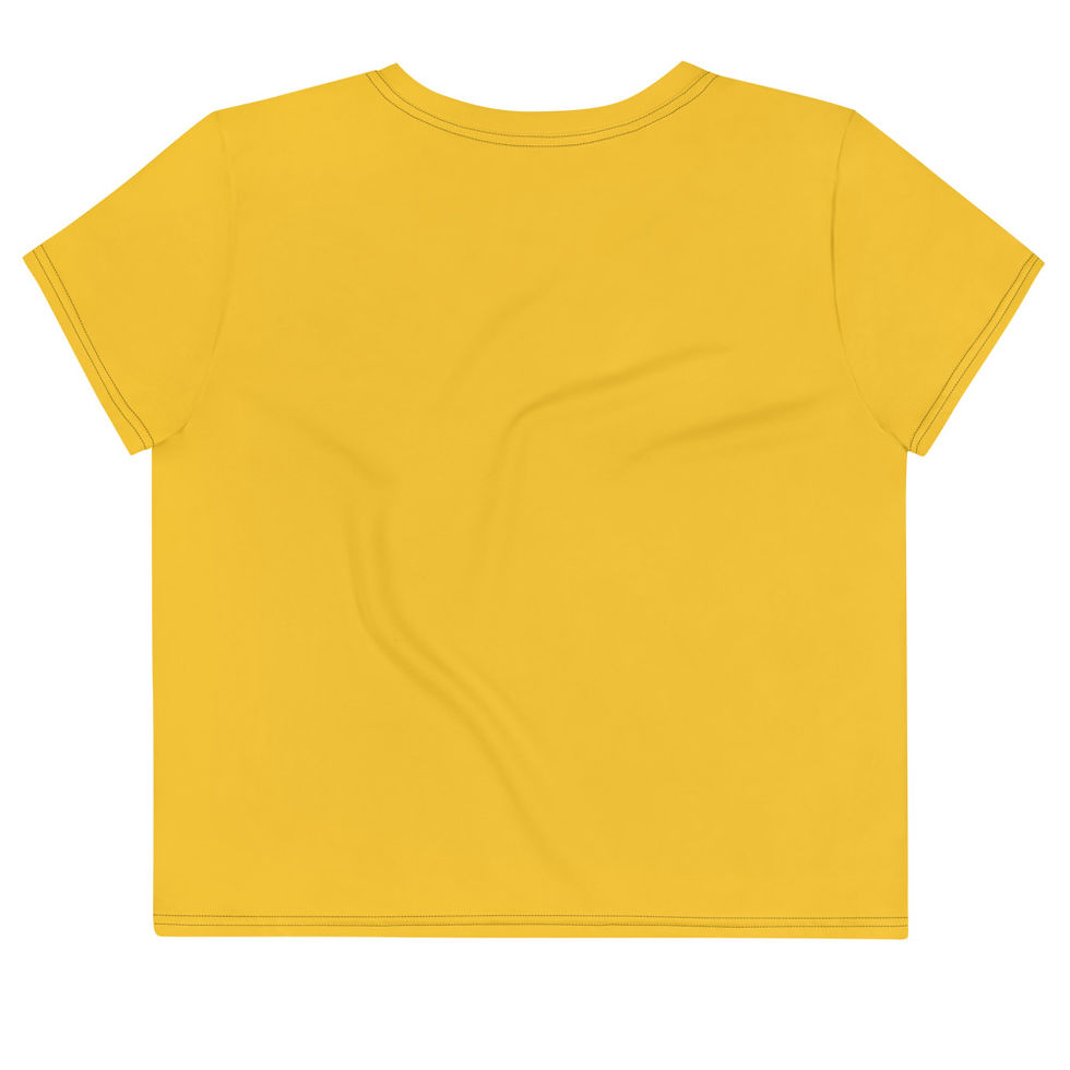 Thumbnail: Gold n Black Crop Tee