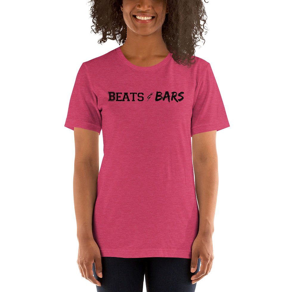 Thumbnail: Beats and Bars Black Center Unisex T-Shirt
