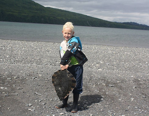 Flounder Olds River, Kalsin Bay, Kodiak, Ak