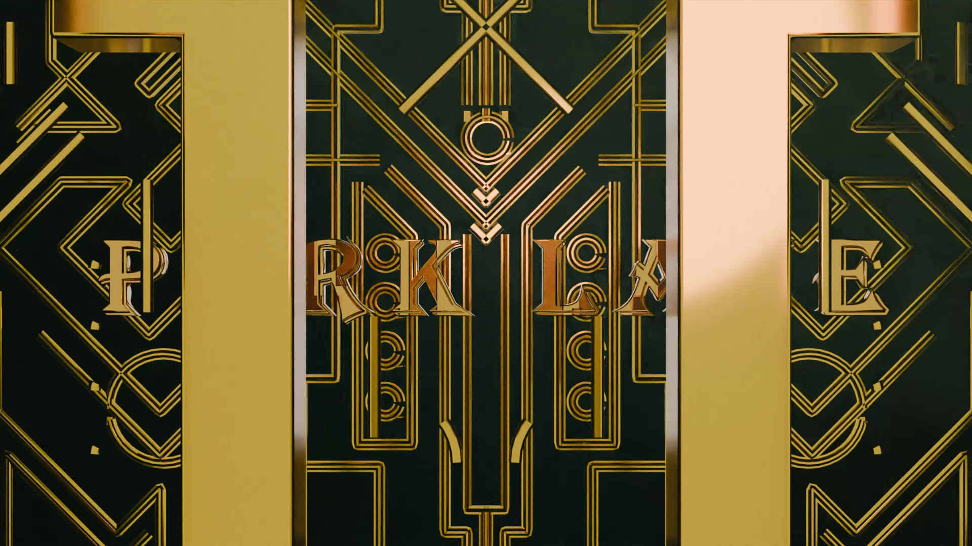 Art Deco Scene Presentation Opening