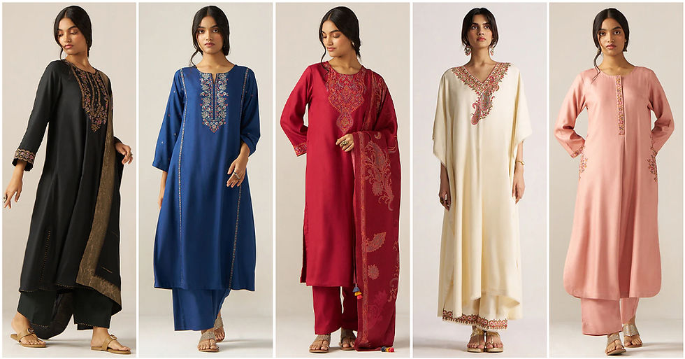 Pashmina Kurtas & Co-ord Sets