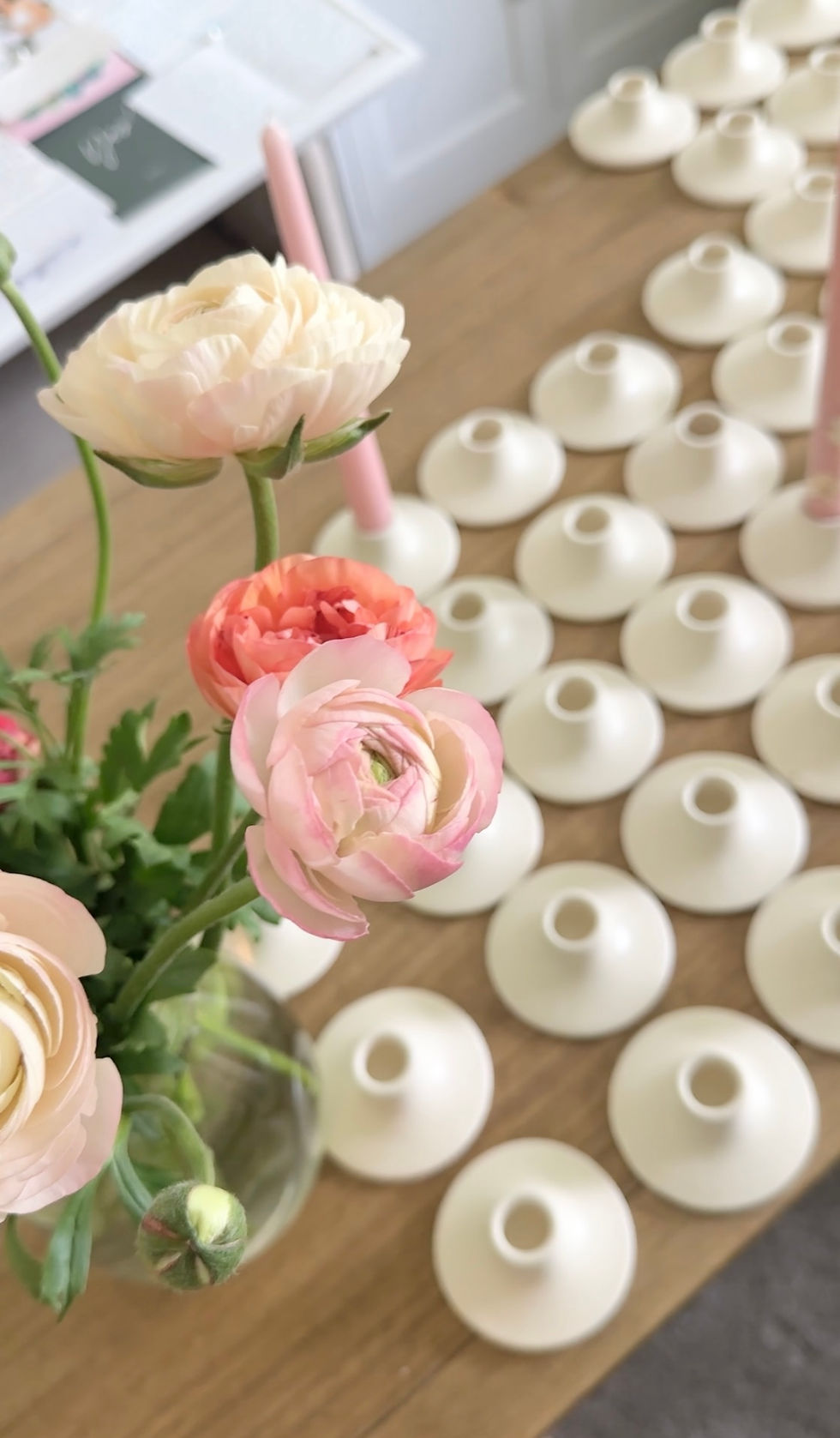 Thumbnail: Ceramic taper candle holders