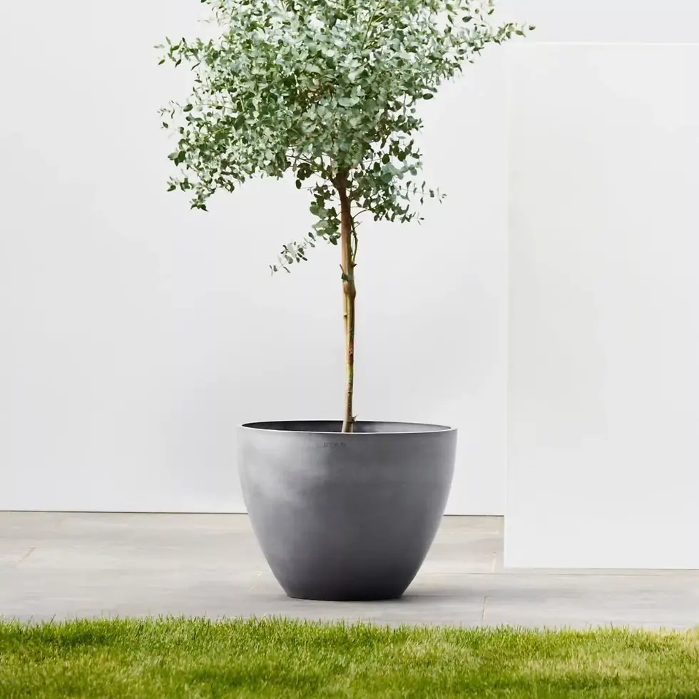 Miniature :  Pot Egg Gris Ø40