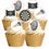 Thumbnail: 24 Darts Sport Pre-Cut Thin Edible Wafer Paper Cake Toppers