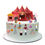 Thumbnail: Clipart Circus Big Top Tent 18 Stand Up  Cake Scene Made From Edible Wafer Paper