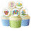 Thumbnail: 24 Cute Easter Clip-Art Pre-Cut Edible Wafer Paper Toppers