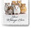 Thumbnail: Cute Hamsters PERSONALISED MESSAGE 7.5 Inch SQUARE Icing Cake Topper