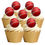 Thumbnail: 12 Pre-Cut Cricket Balls Edible Wafer Paper Cake Topper Decorations