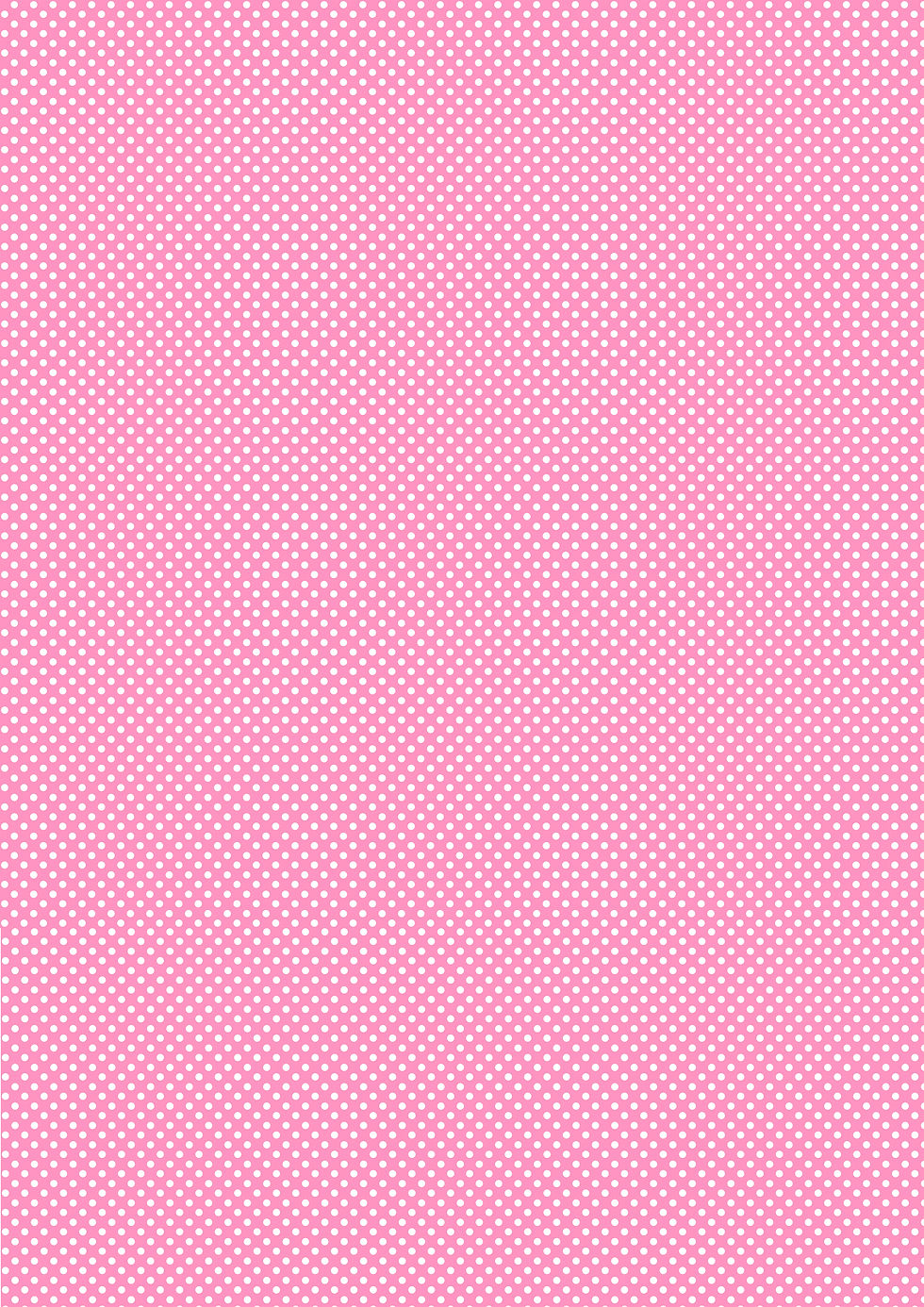 1 x A4 Pink Polka Dot Wallpaper Decor Icing Sheet
